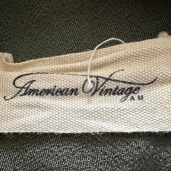 AMERICAN VINTAGE GREEN BELTED CARDIGAN – XS/S – 100% VISCOSE - Picture 6 of 8